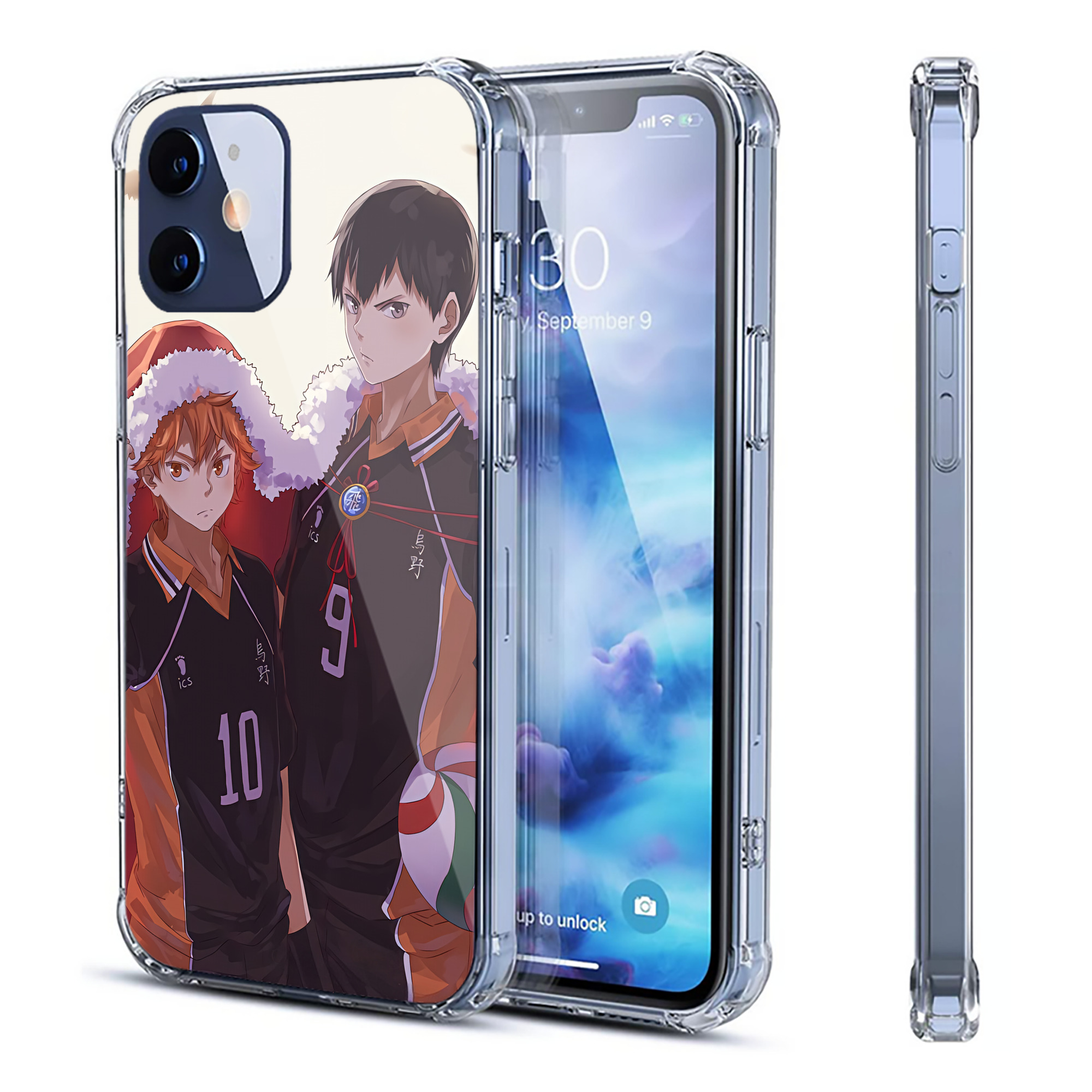 （画像用） ハイキュー!! Haikyu!! 【iPhone 12シリーズ対応】透明スマホケース（クリアソフトケース）